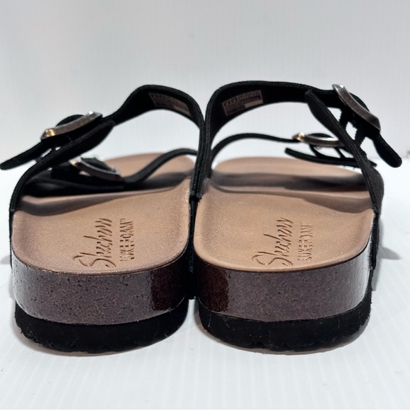 SKECHERS Relaxed Fit Luxe Foam Women's size 8 Slip On two strap sandals Like New - Picture 7 of 10